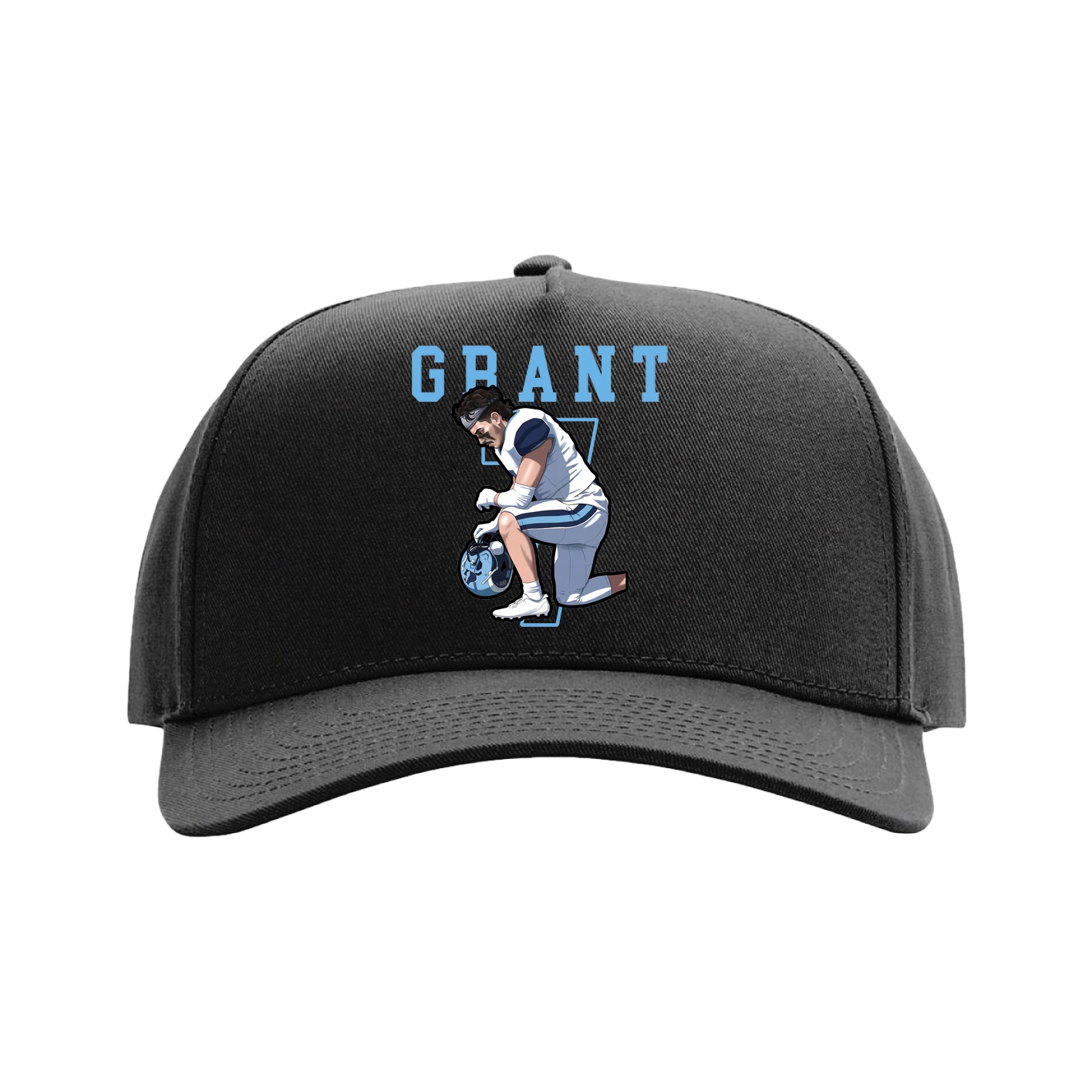 Full Fabric Five-Panel Champ Cap