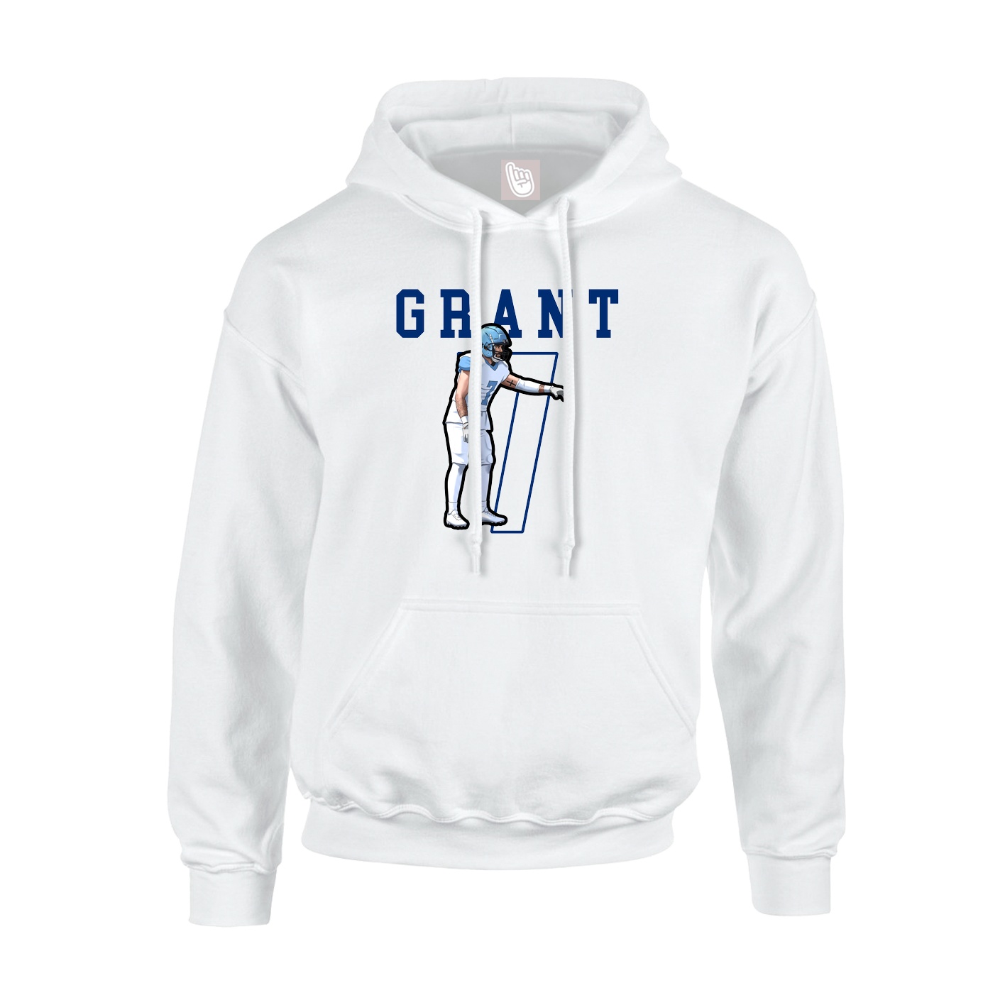 Hoodie — Shirsey in White