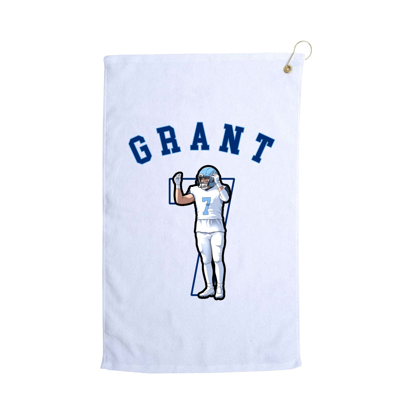 Golf Towel — Shirsey Arch in White