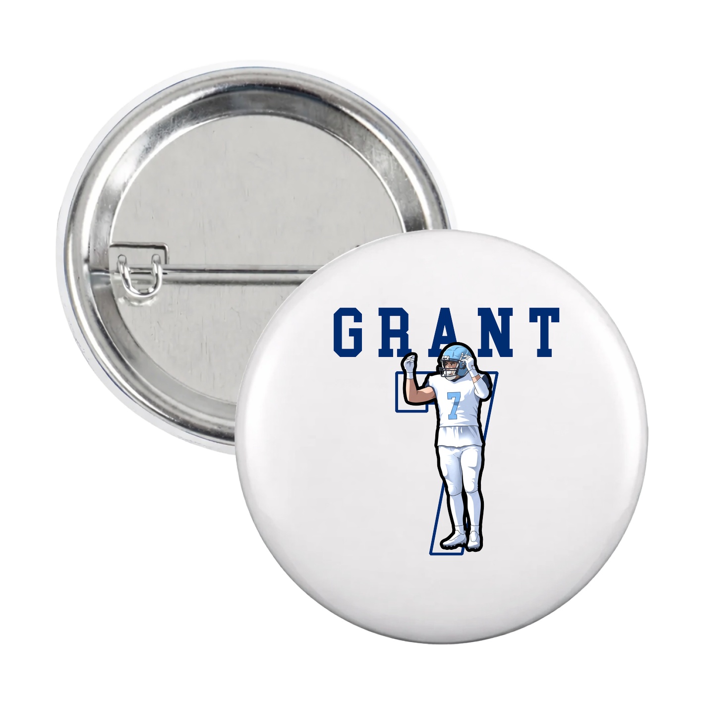 Game Day Button — Shirsey in White