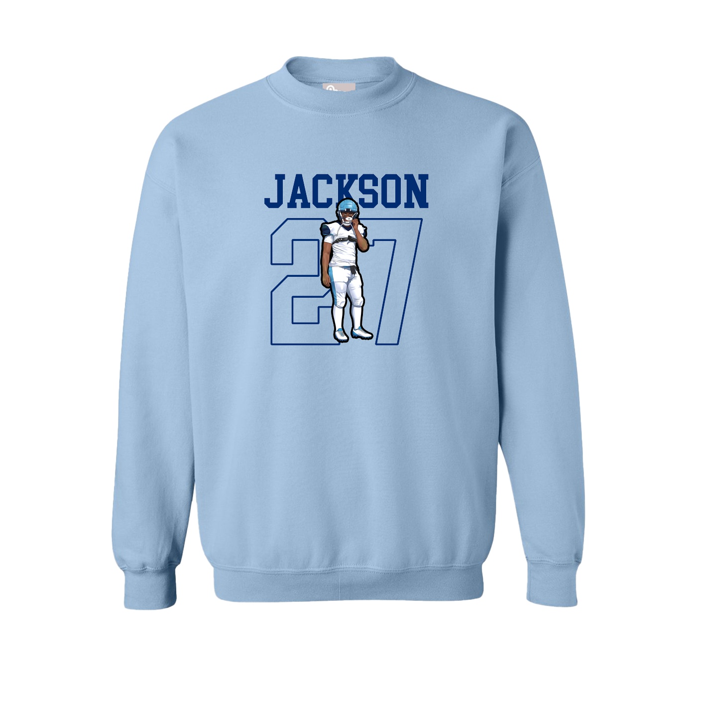Fleece Crew — Shirsey in Light Blue