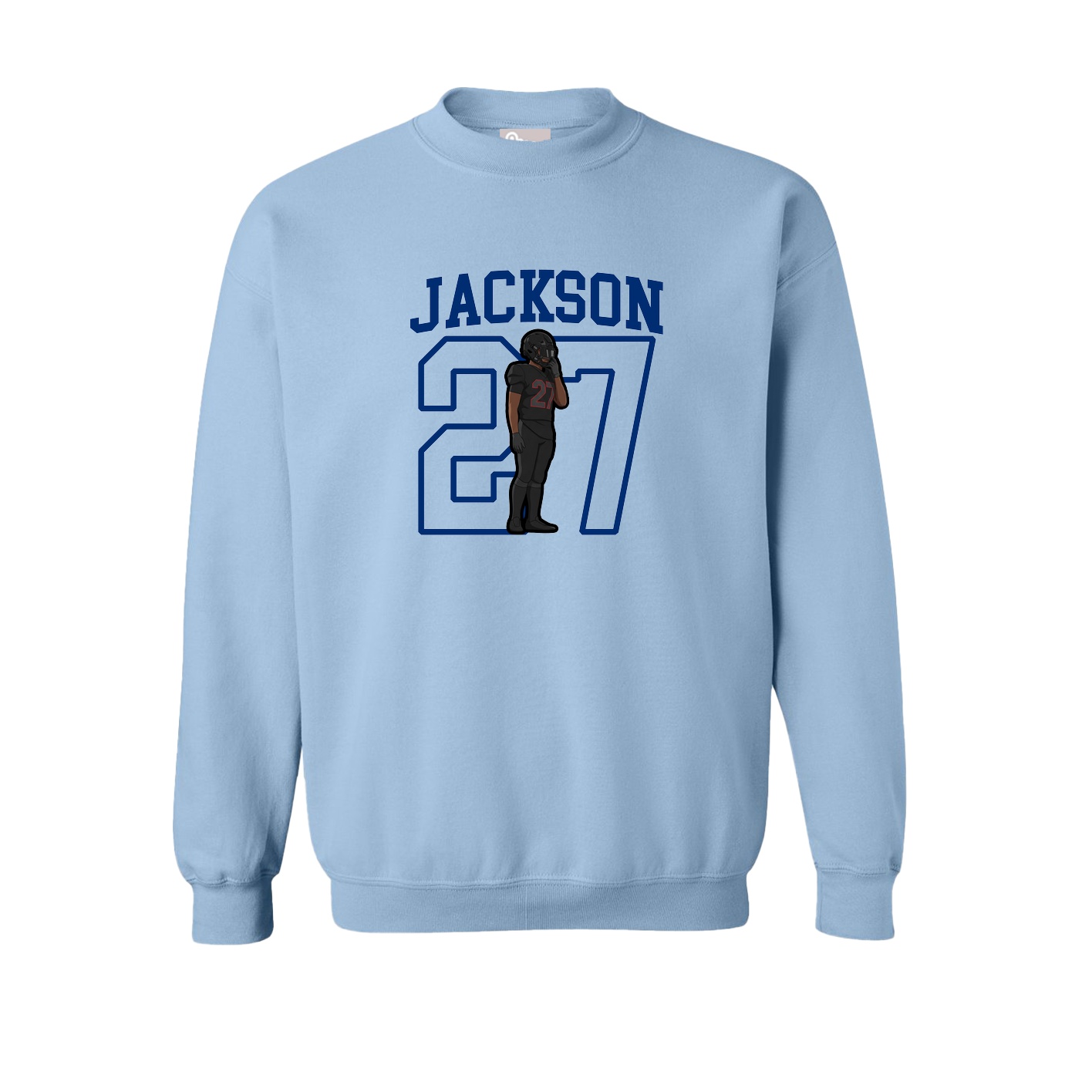 Fleece Crew — Shirsey in Light Blue