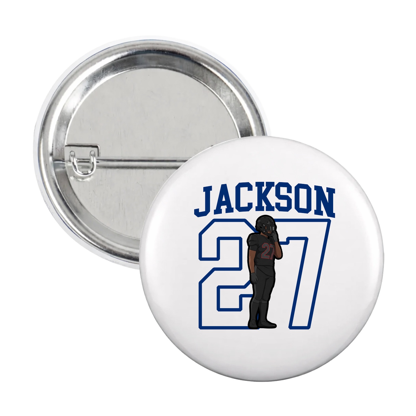Game Day Button — Shirsey in White