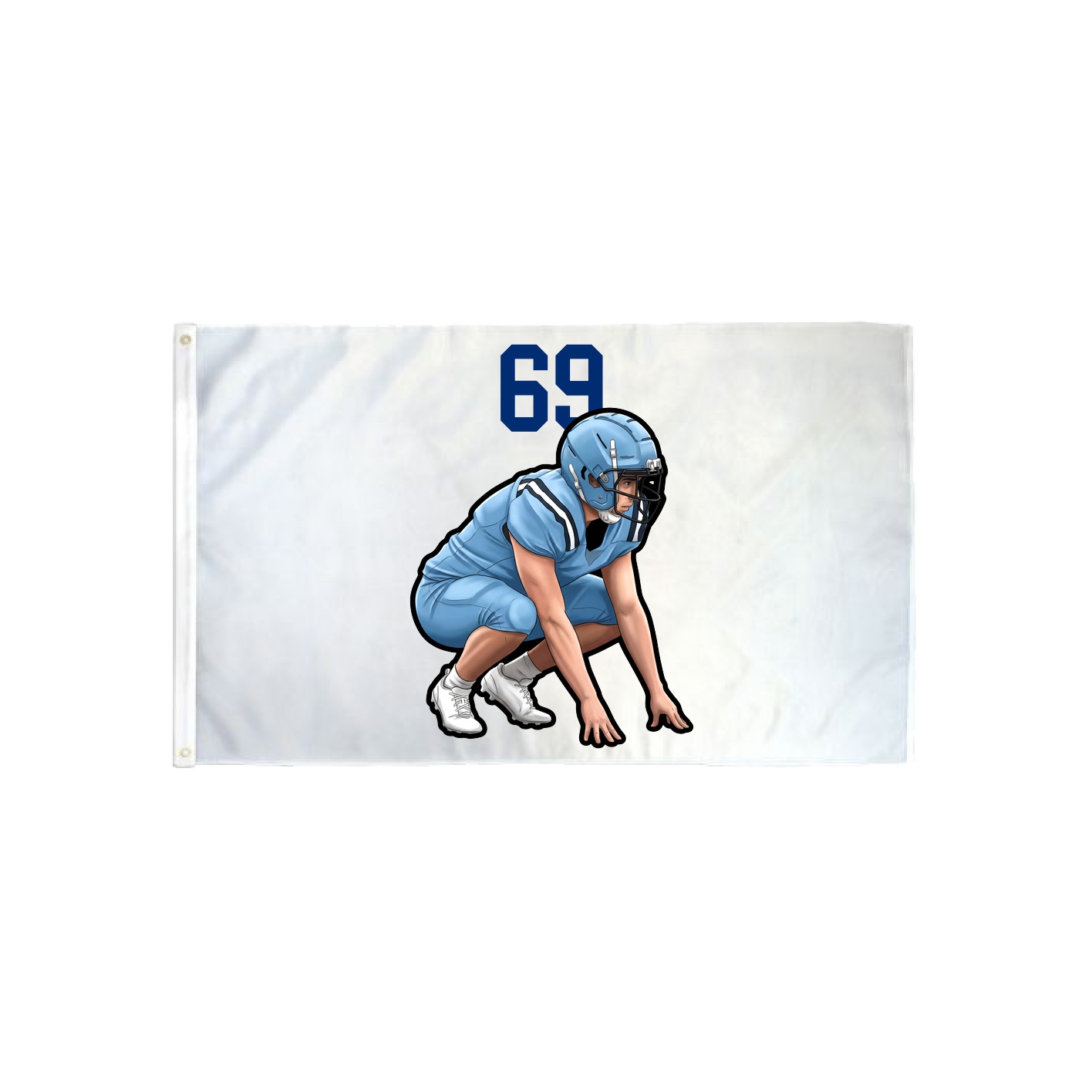 3x5 Flag — Number Top in Classic