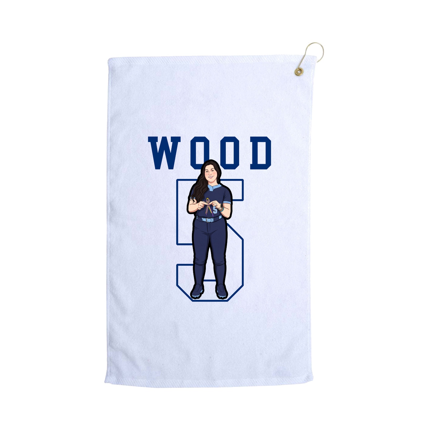 Golf Towel — Shirsey in White