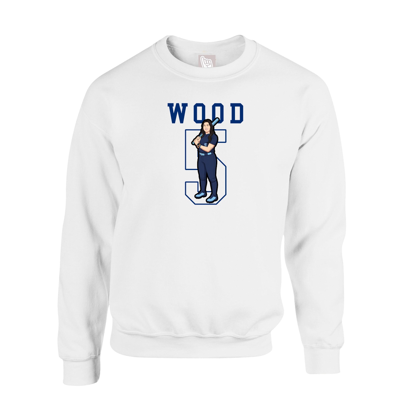 Fleece Crew — Shirsey in White