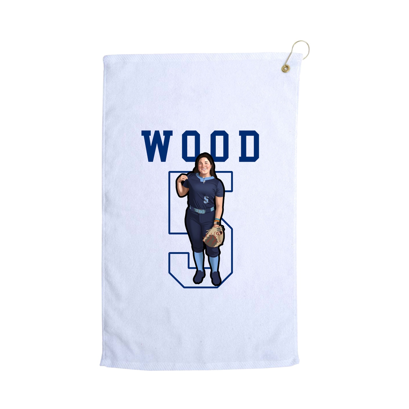 Golf Towel — Shirsey in White