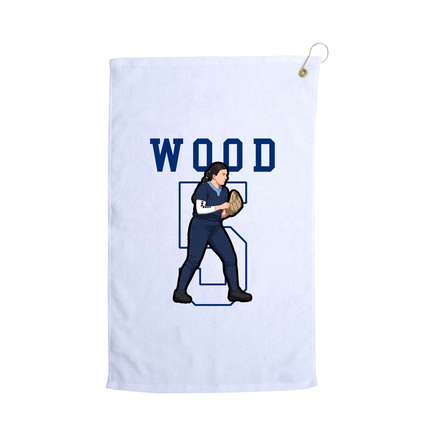 Golf Towel — Shirsey in White