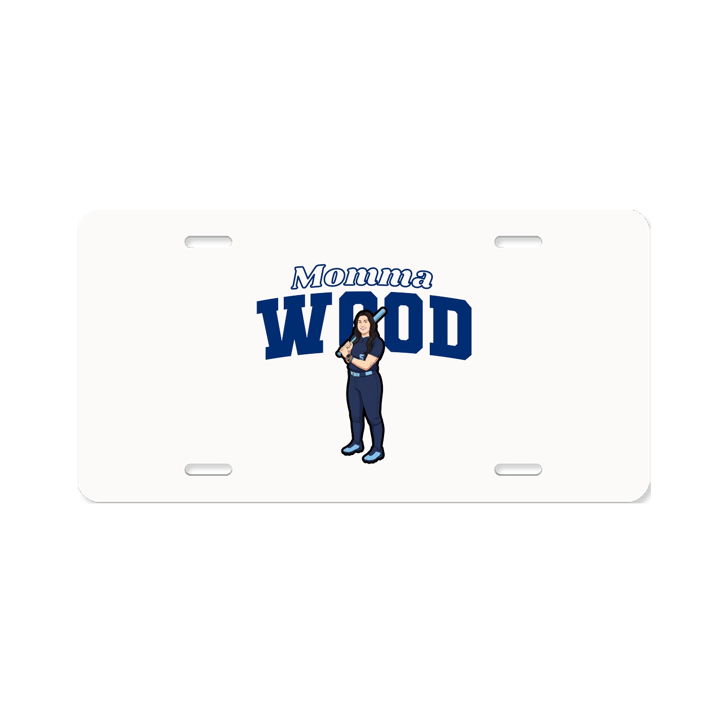 License Plate — Mothers Day Block in Classic