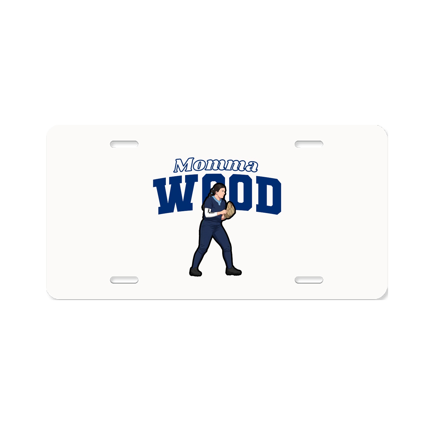 License Plate — Mothers Day Block in Classic