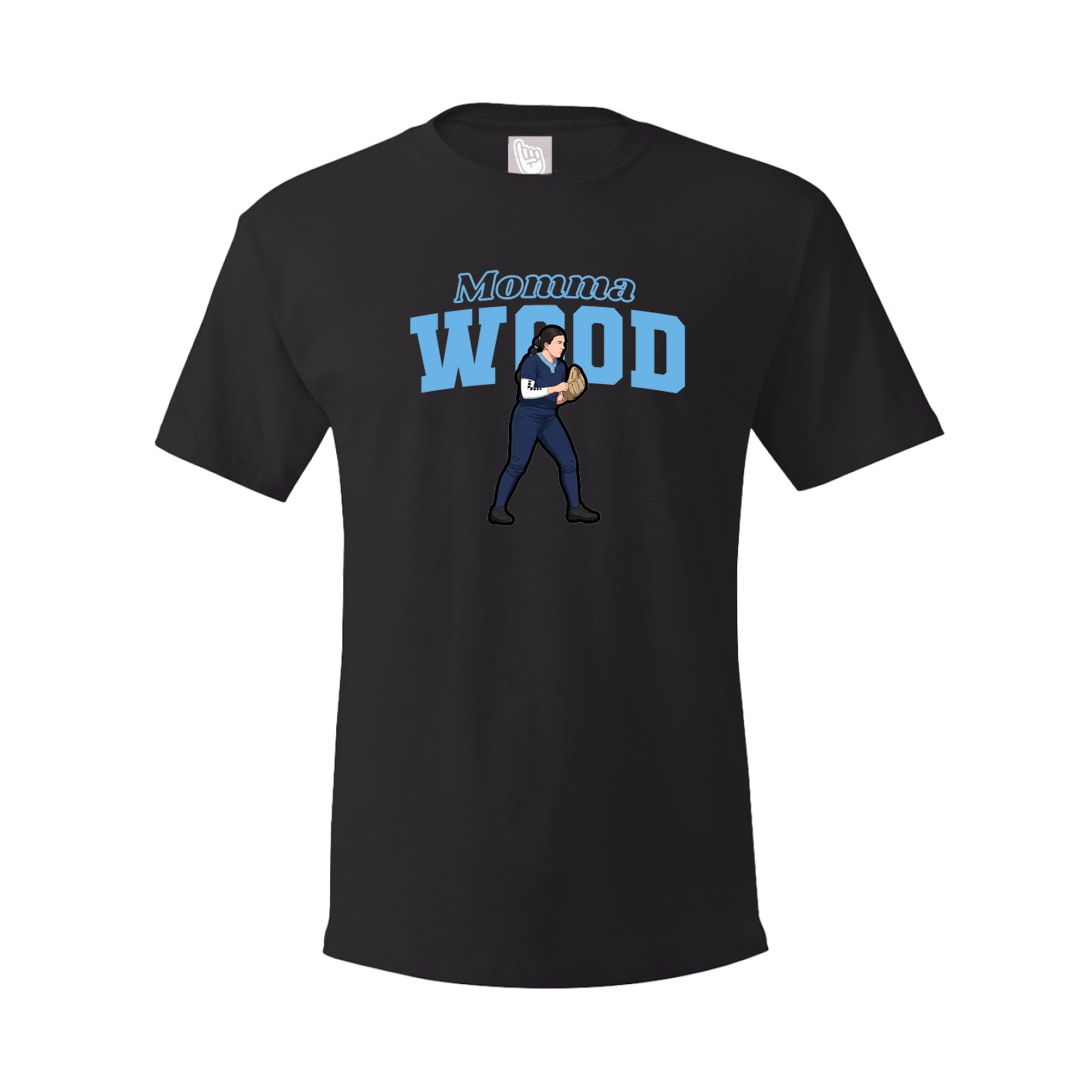 Youth Tee — Mothers Day Block in Black