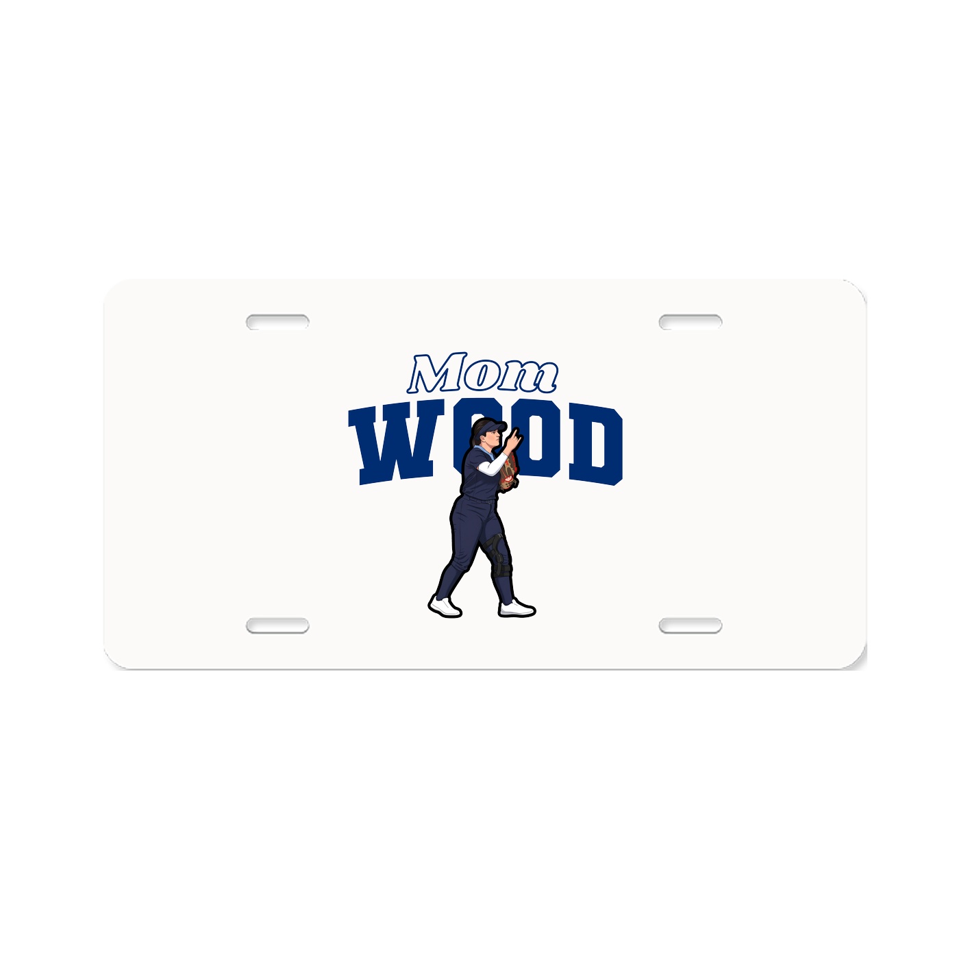 License Plate — Mothers Day Block in Classic
