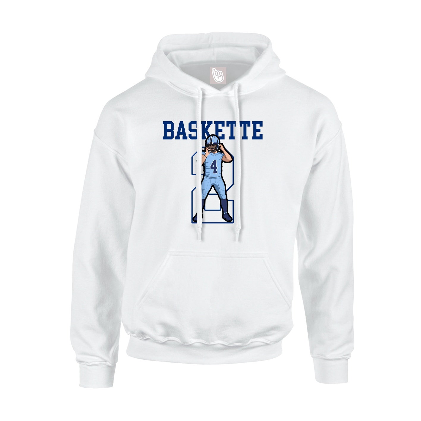 Hoodie — Shirsey in White