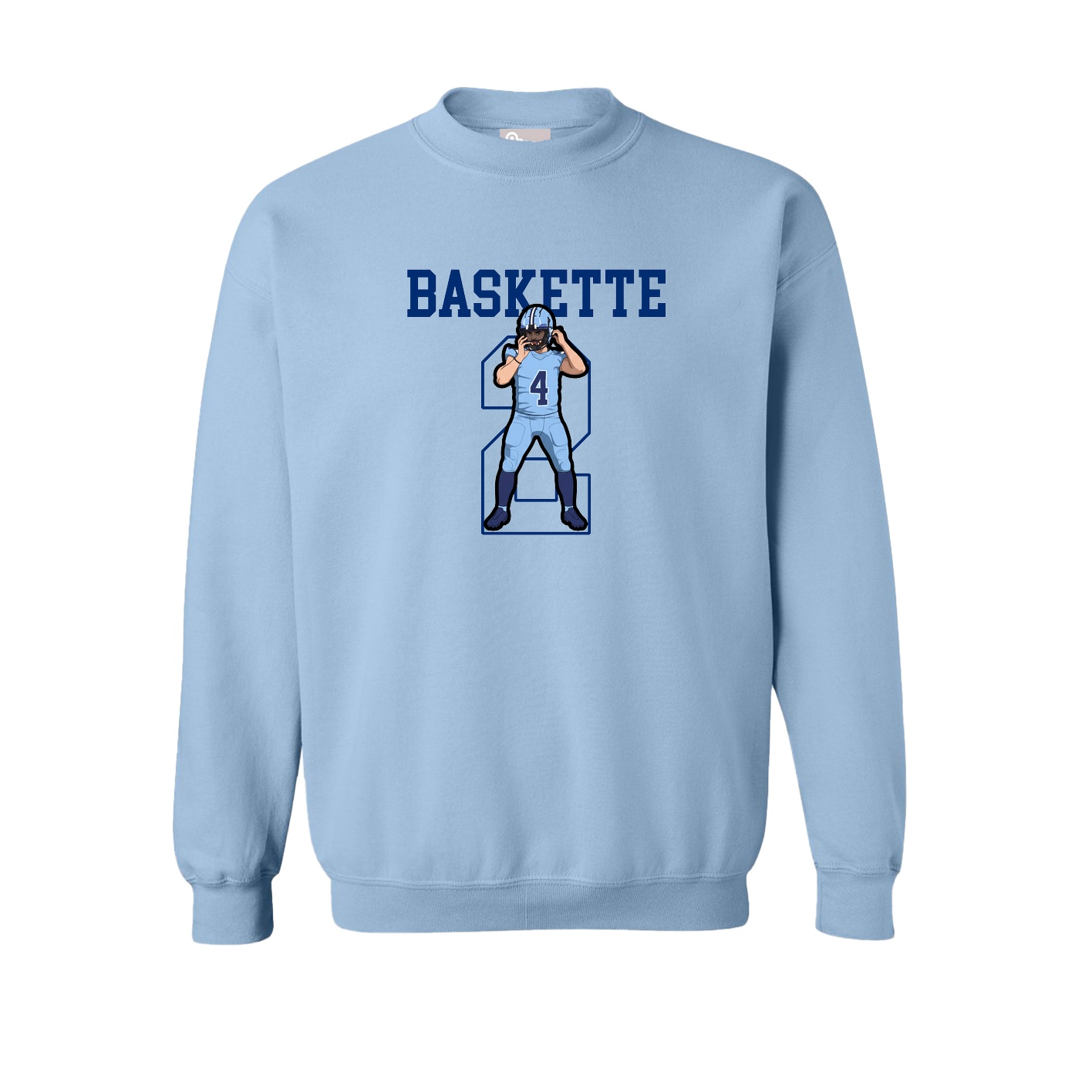 Fleece Crew — Shirsey in Light Blue