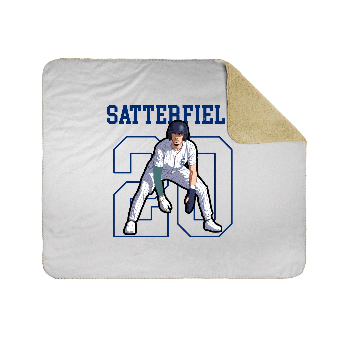 50x60 Sherpa Lined Throw Blanket