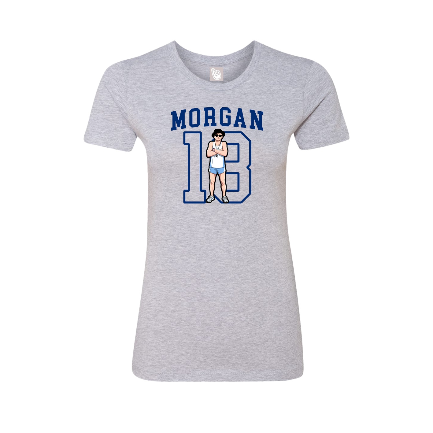 Fitted Women's Tee — Shirsey in Grey