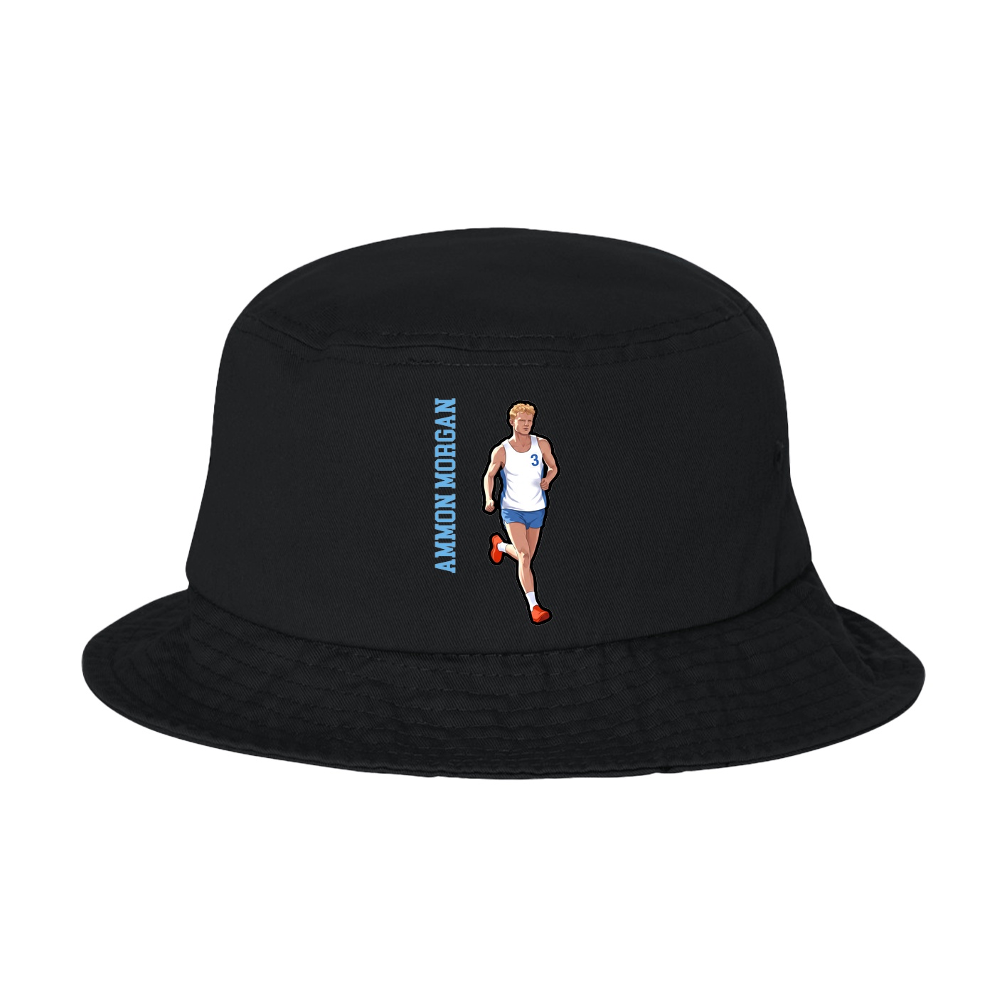 Bucket Cap — Name Vertical in Black