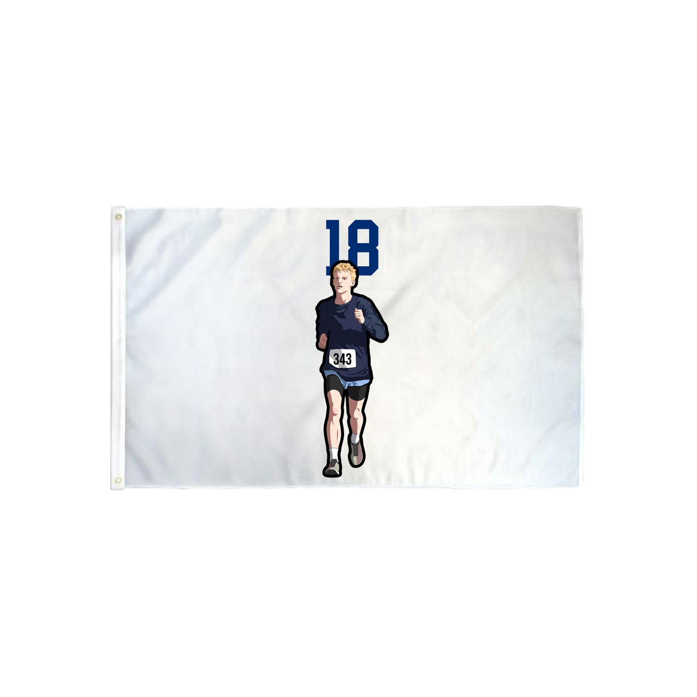 3x5 Flag — Number Top in Classic