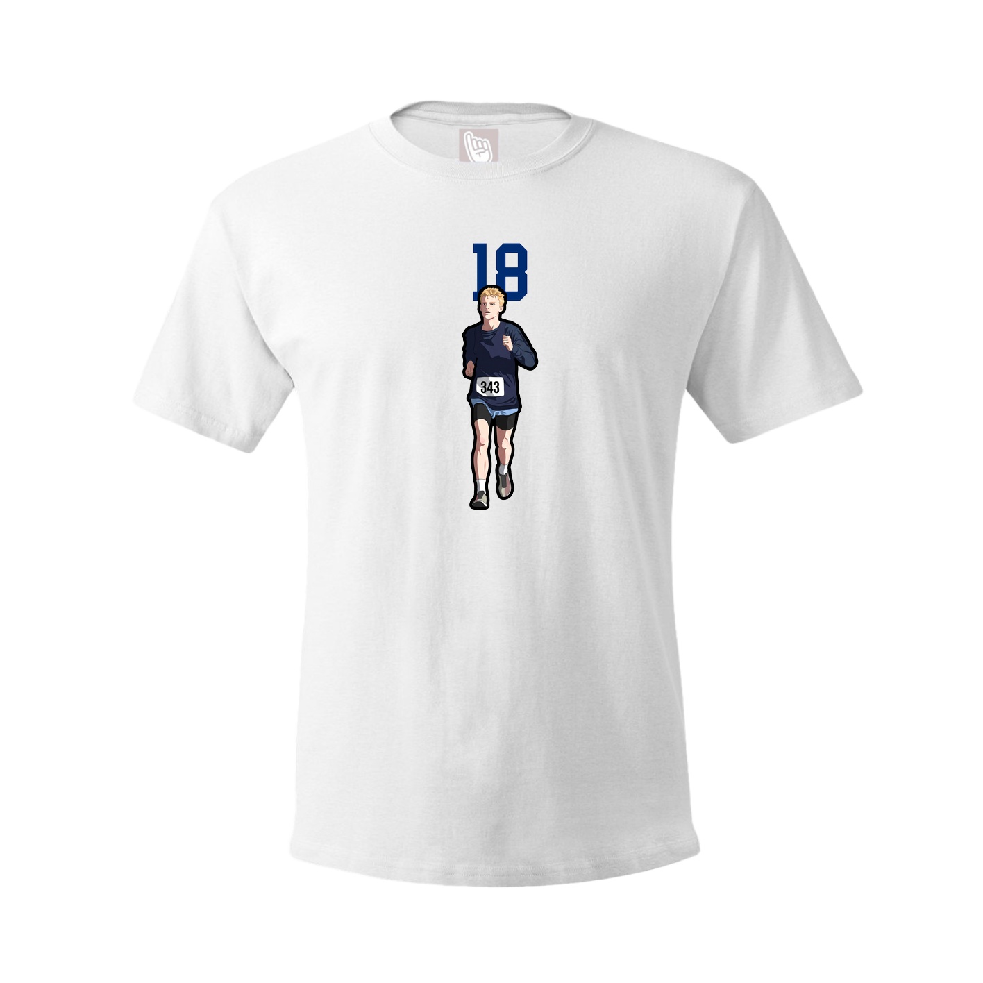 Tee — Number Top in White