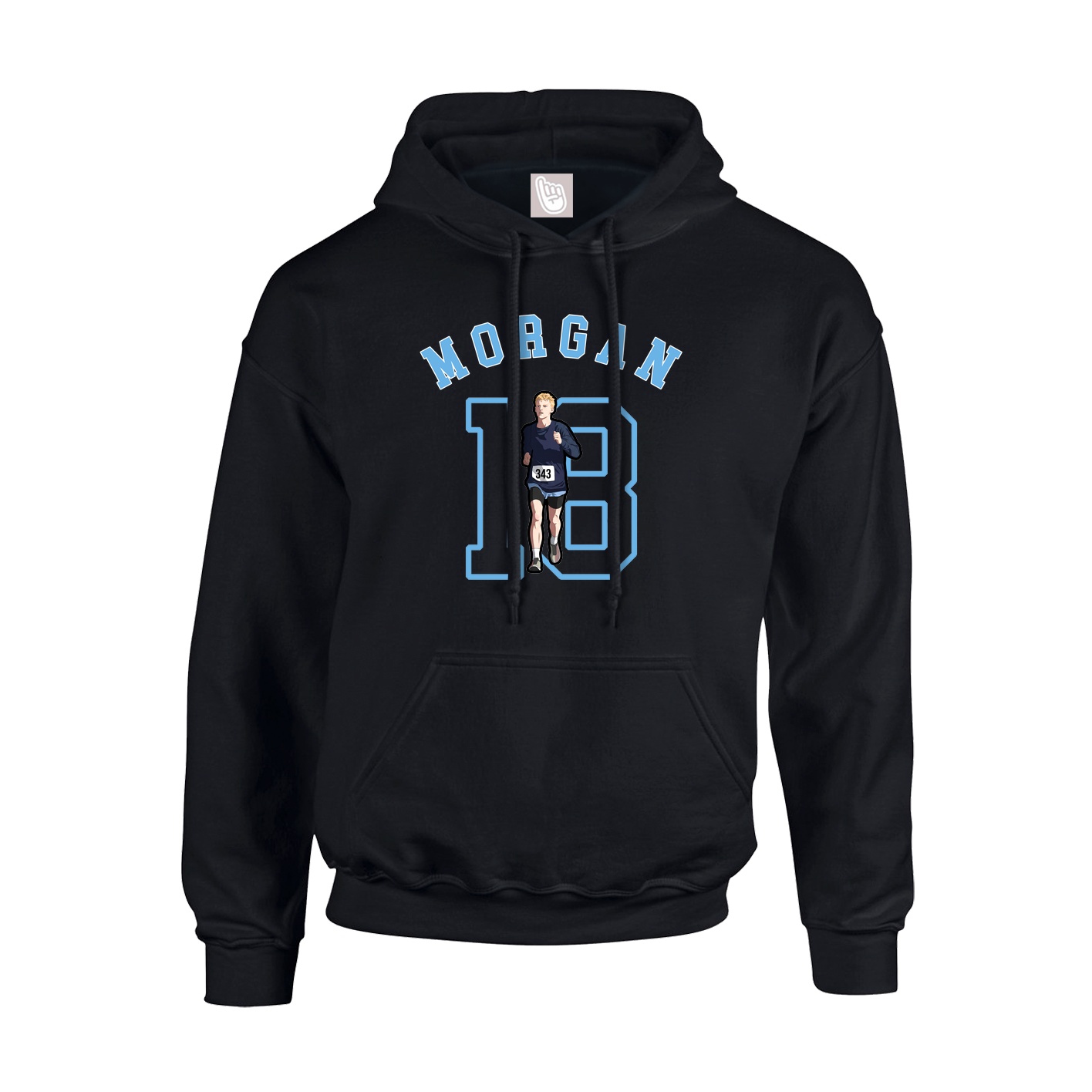 Youth Hoodie — Shirsey Arch in Black