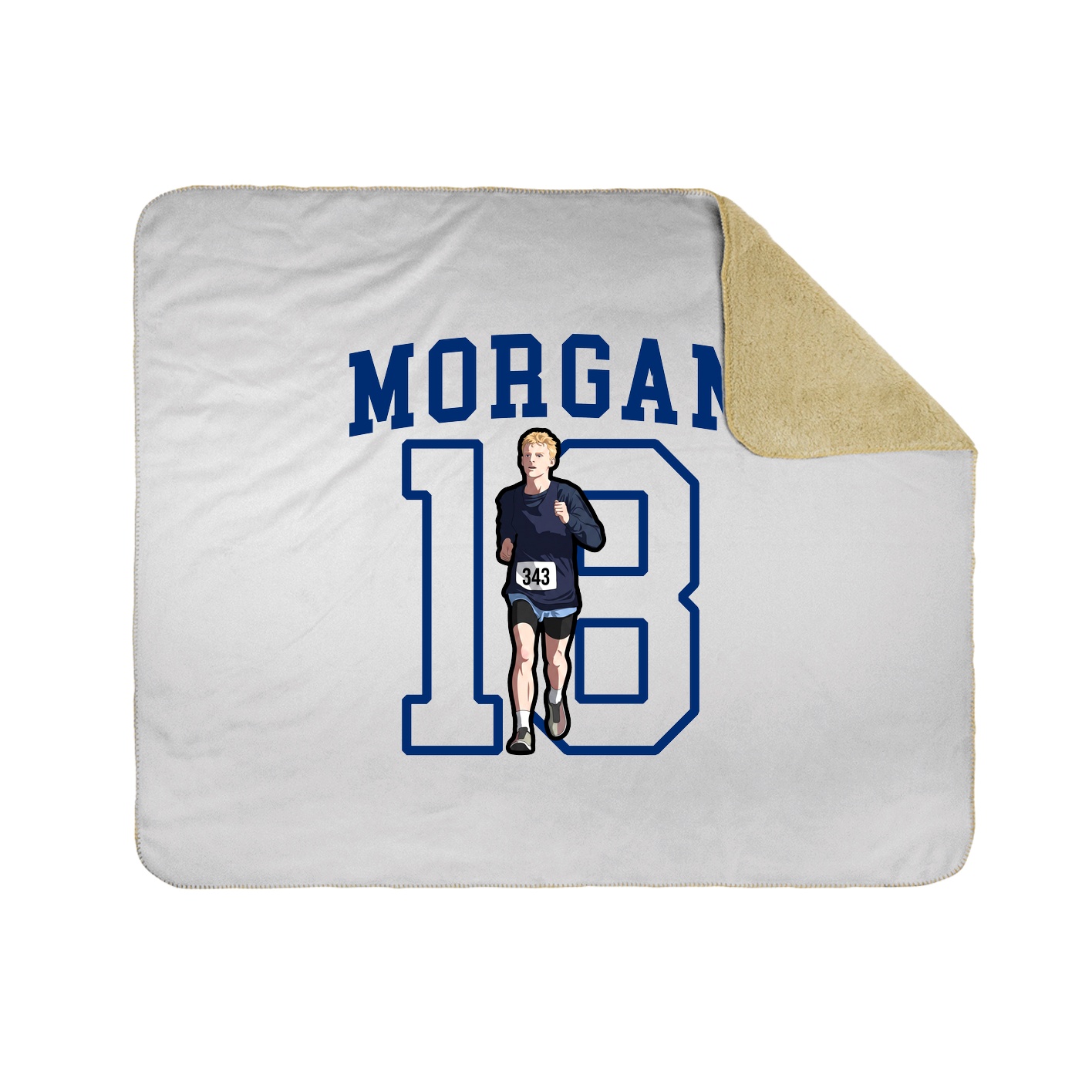 Throw Blanket — Shirsey in White