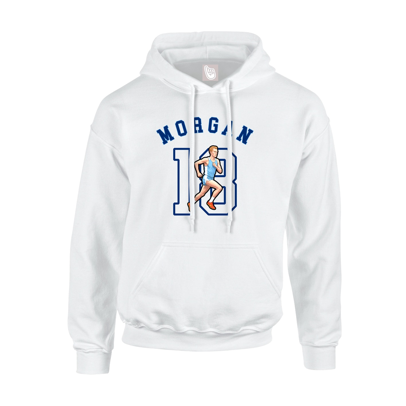 Youth Hoodie — Shirsey Arch in White