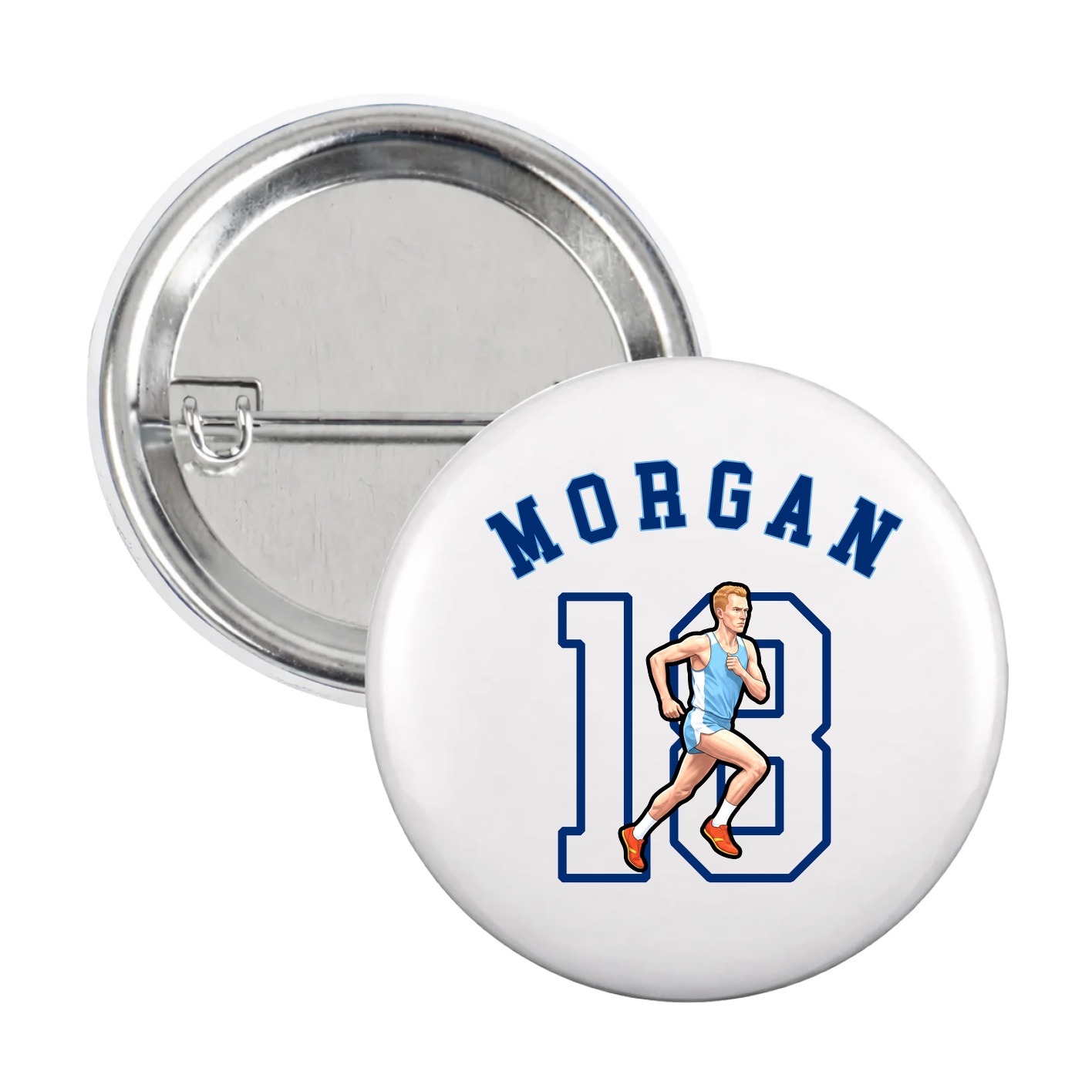 Game Day Button — Shirsey Arch in White