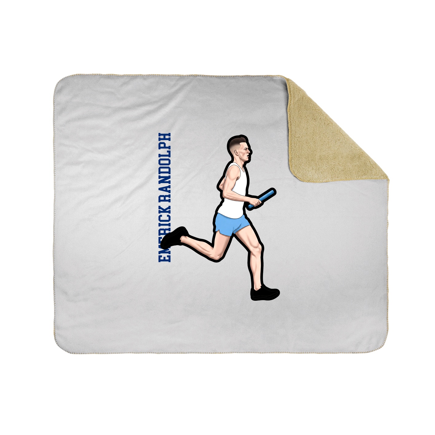 50x60 Sherpa Lined Throw Blanket