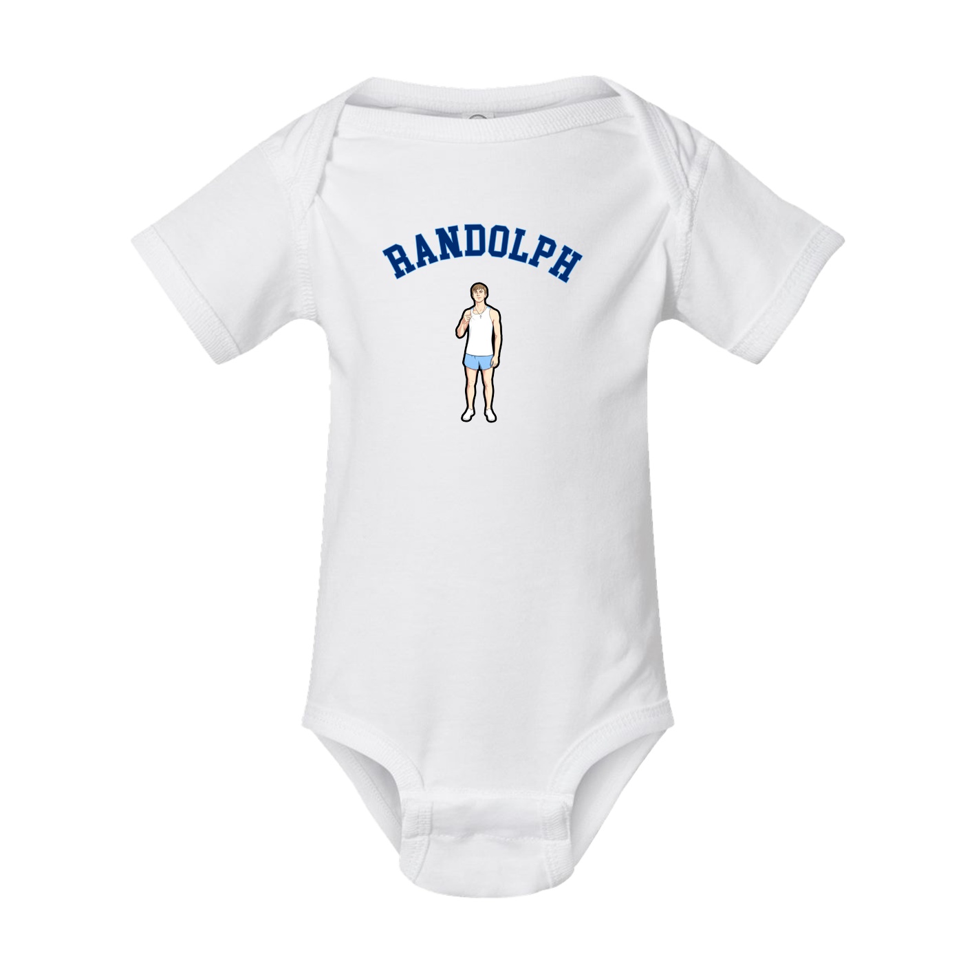 Baby Onesie — Shirsey Arch in White
