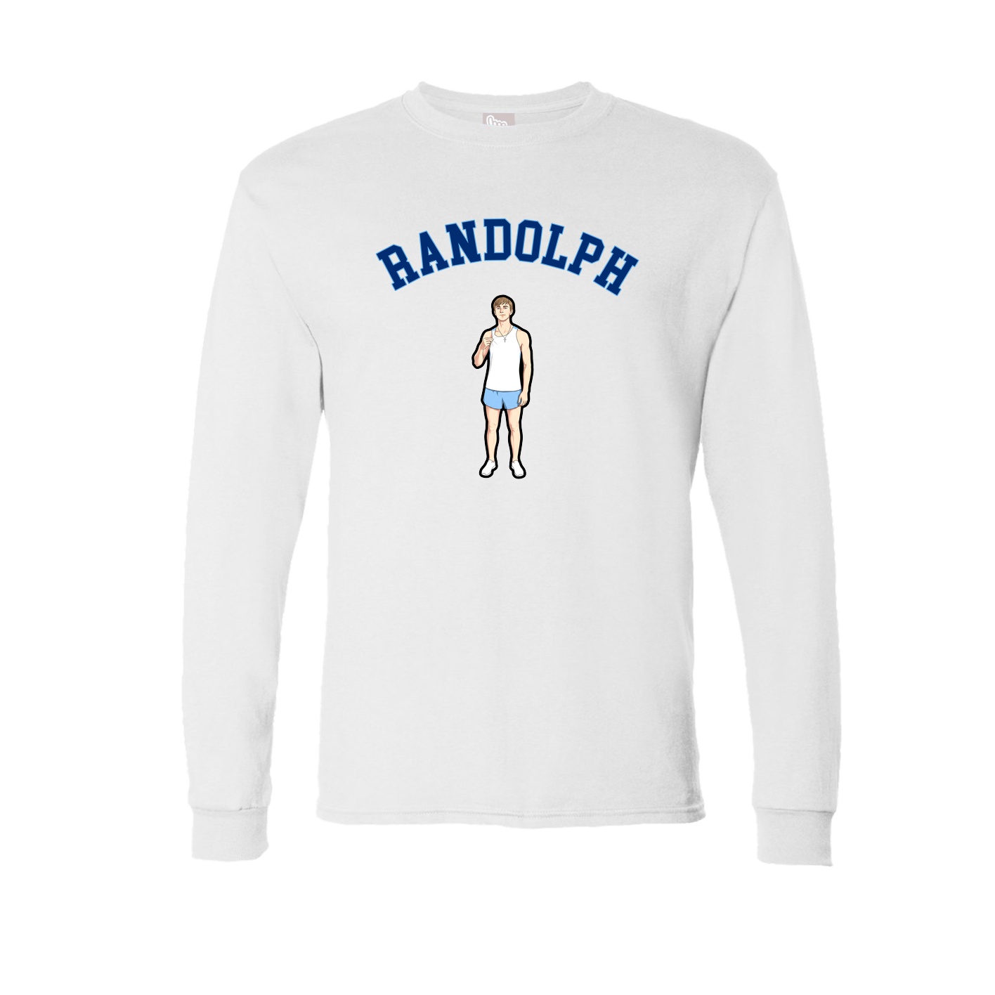 Long Sleeve Tee — Shirsey Arch in White