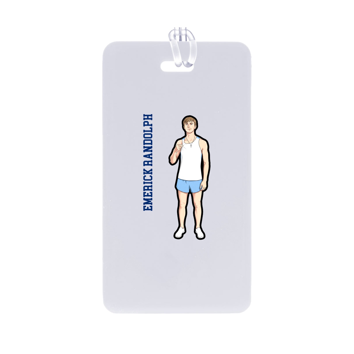 Bag Tag — Name Vertical in Classic
