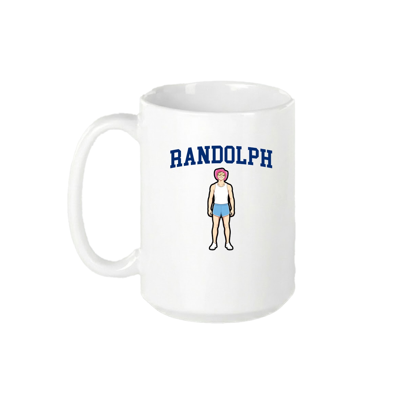 15oz Coffee Mug — Shirsey in White
