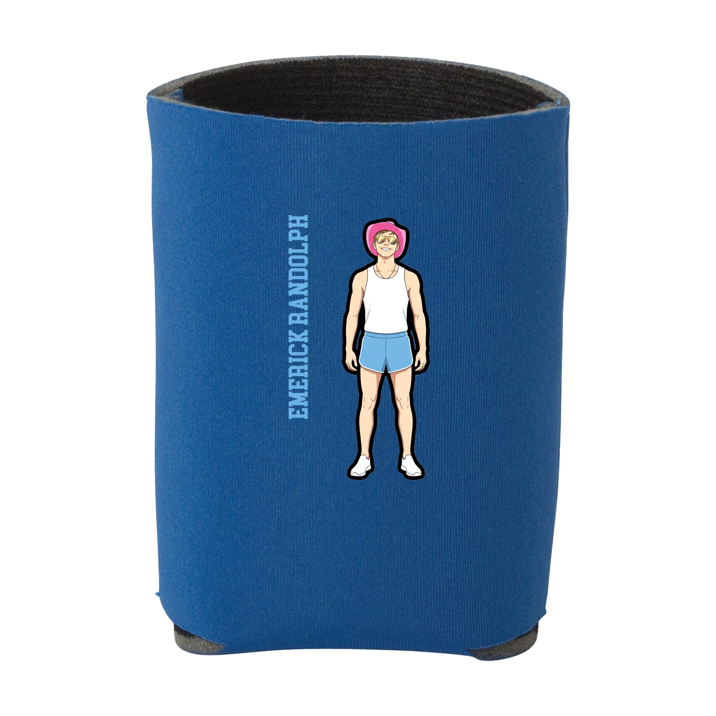 Can Holder — Name Vertical in Royal