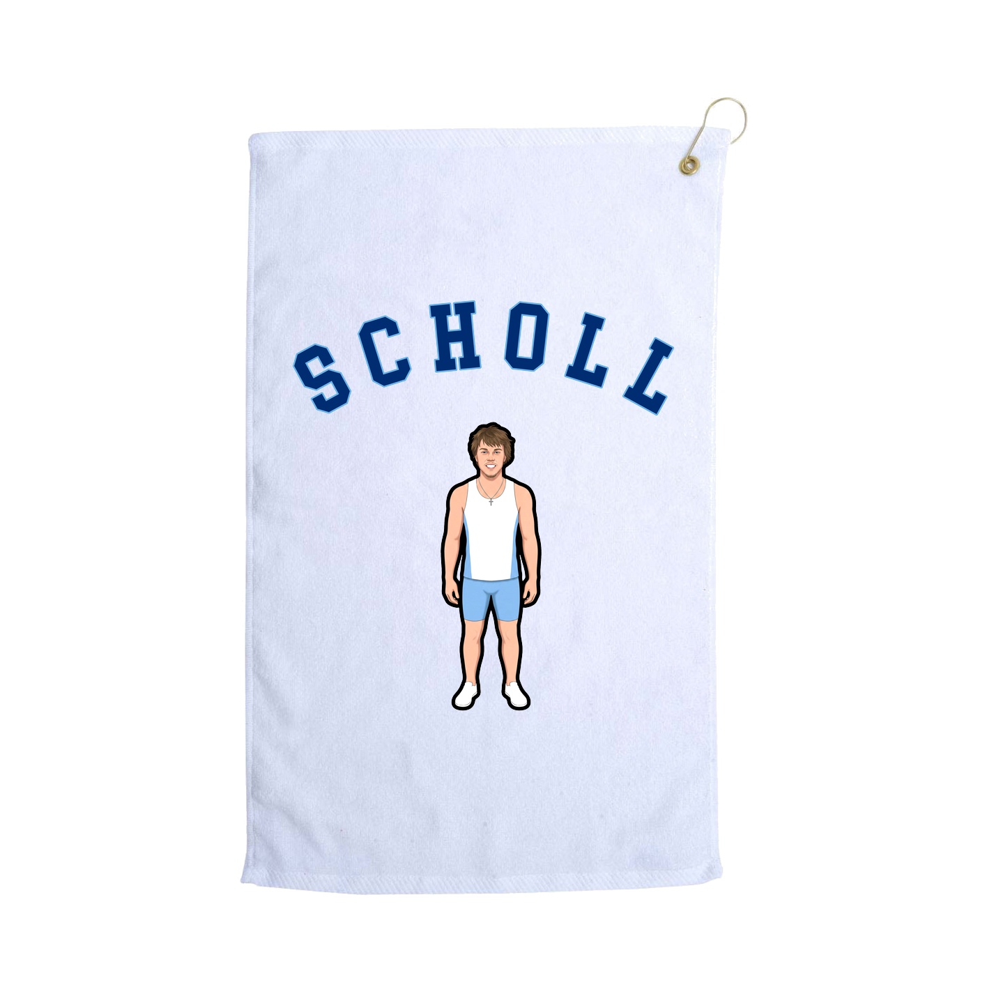 Golf Towel — Shirsey Arch in White