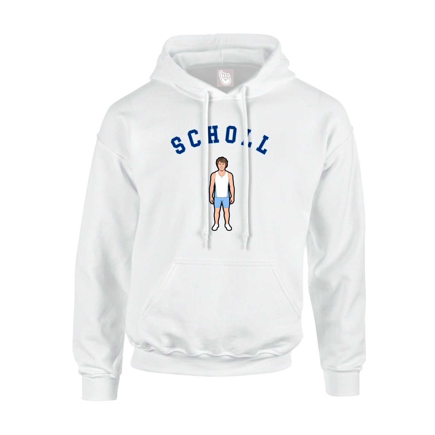 Hoodie — Shirsey Arch in White