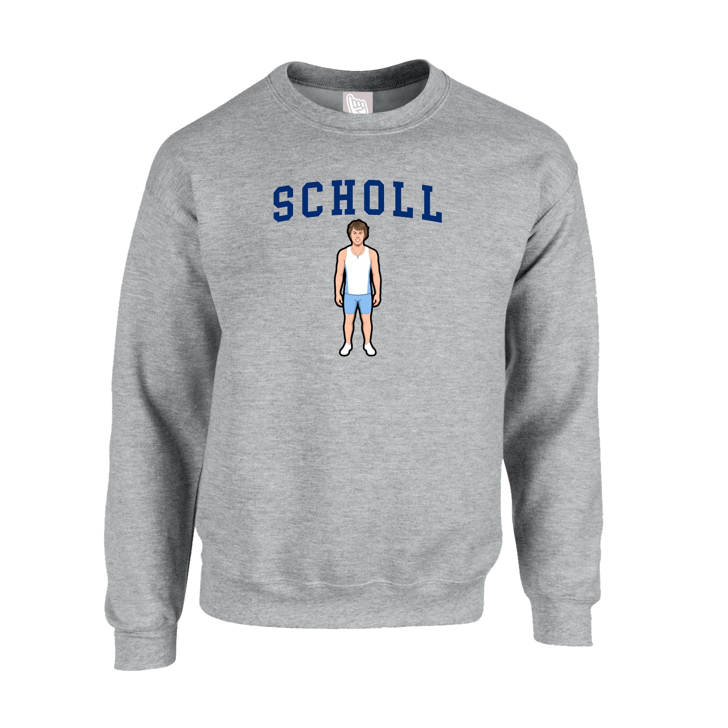 Fleece Crew — Shirsey in Grey