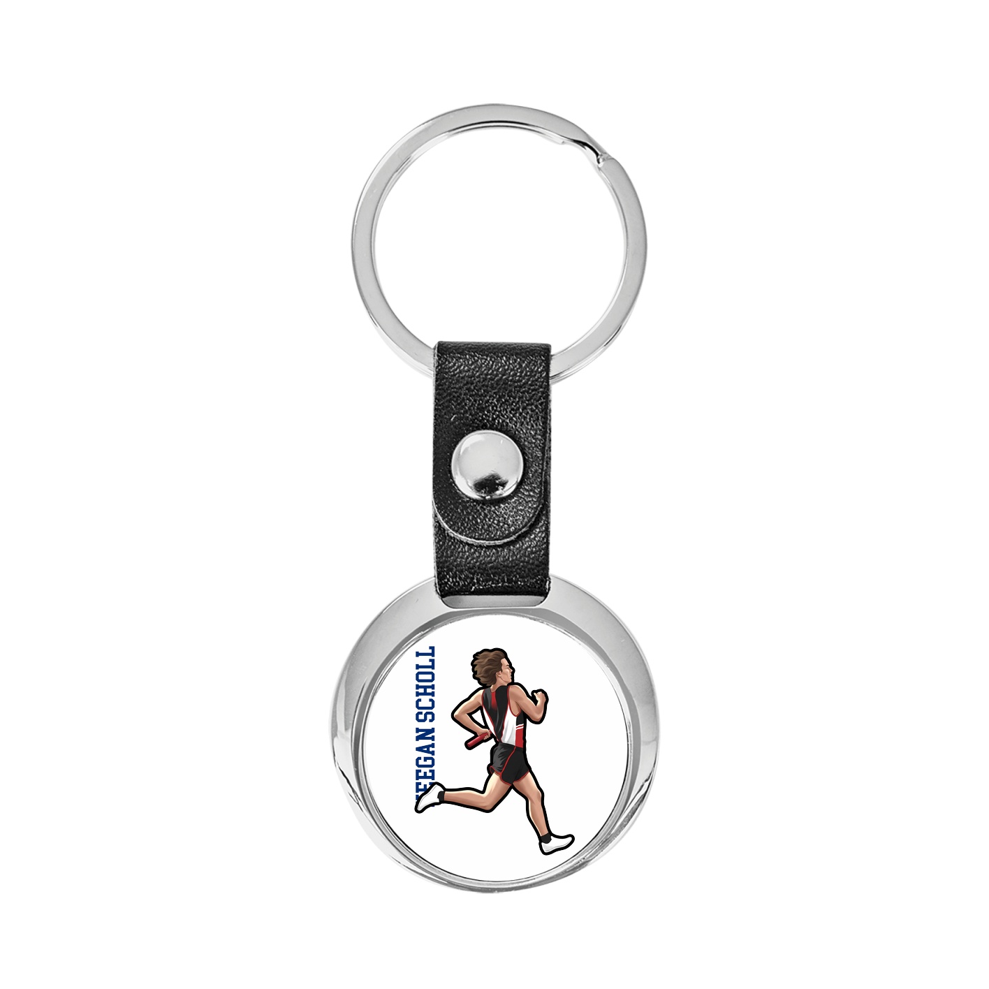 Key Chain — Name Vertical in Classic