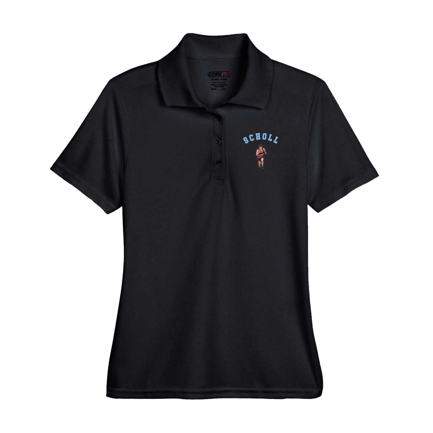 Performance Polo — Shirsey Arch in Black