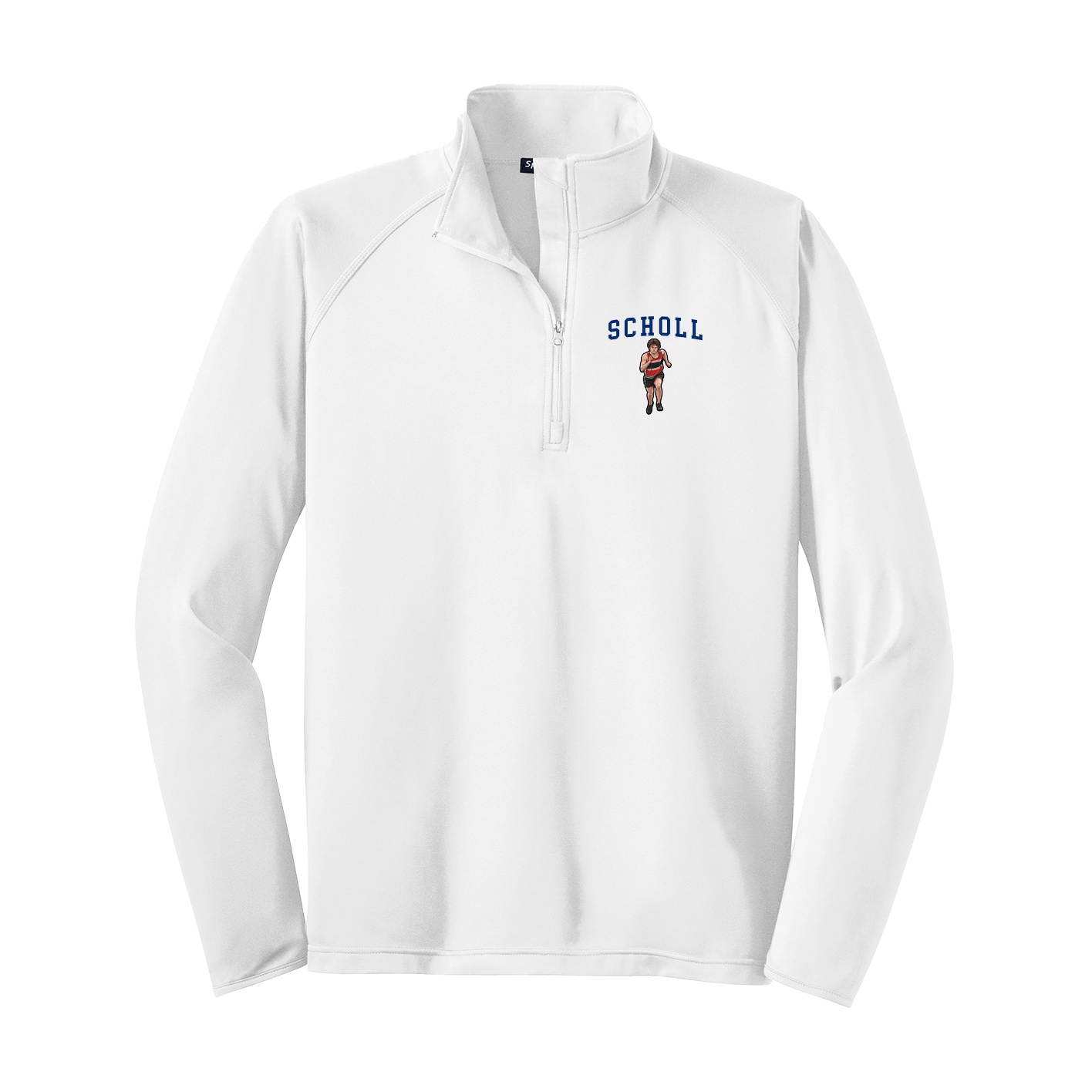 Q-Zip Pullover — Shirsey in White