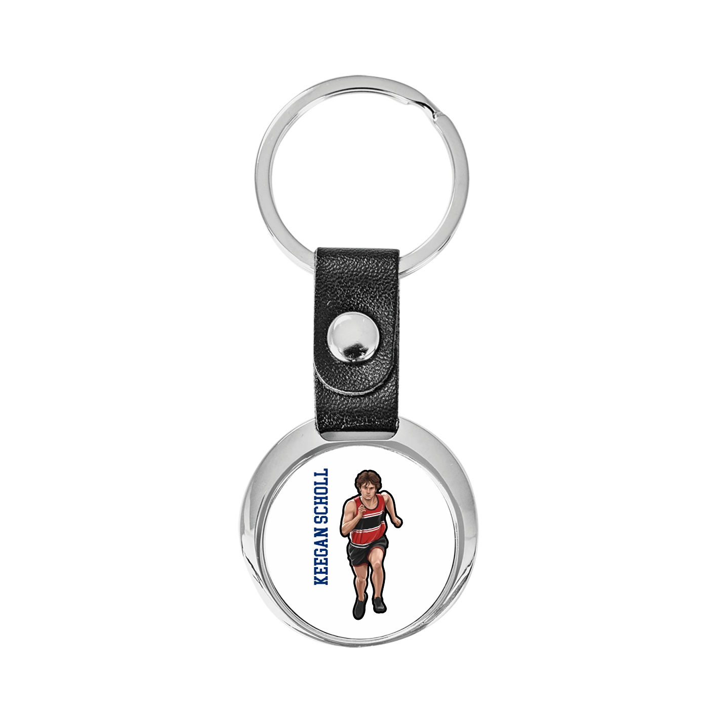 Key Chain — Name Vertical in Classic