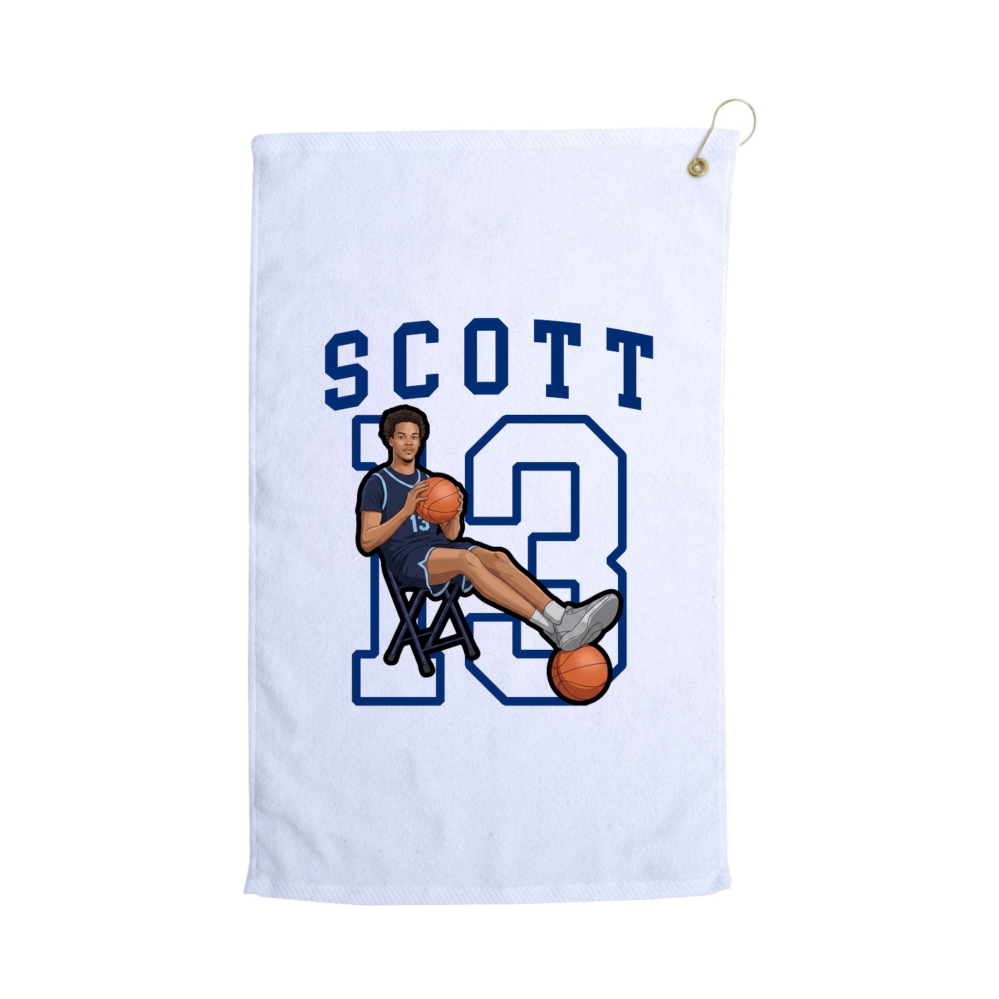 Golf Towel — Shirsey in White