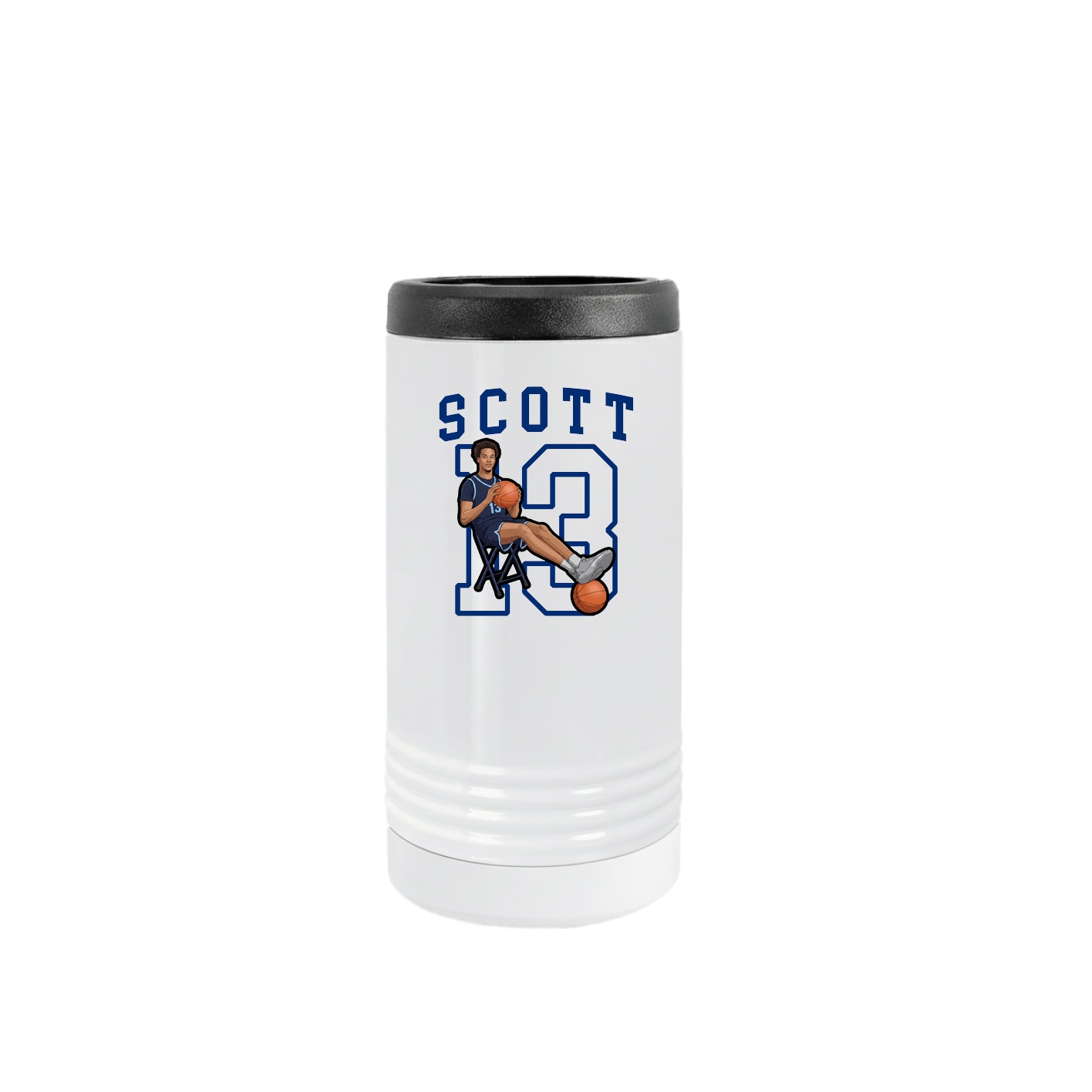 Slim Beverage Holder — Shirsey in White