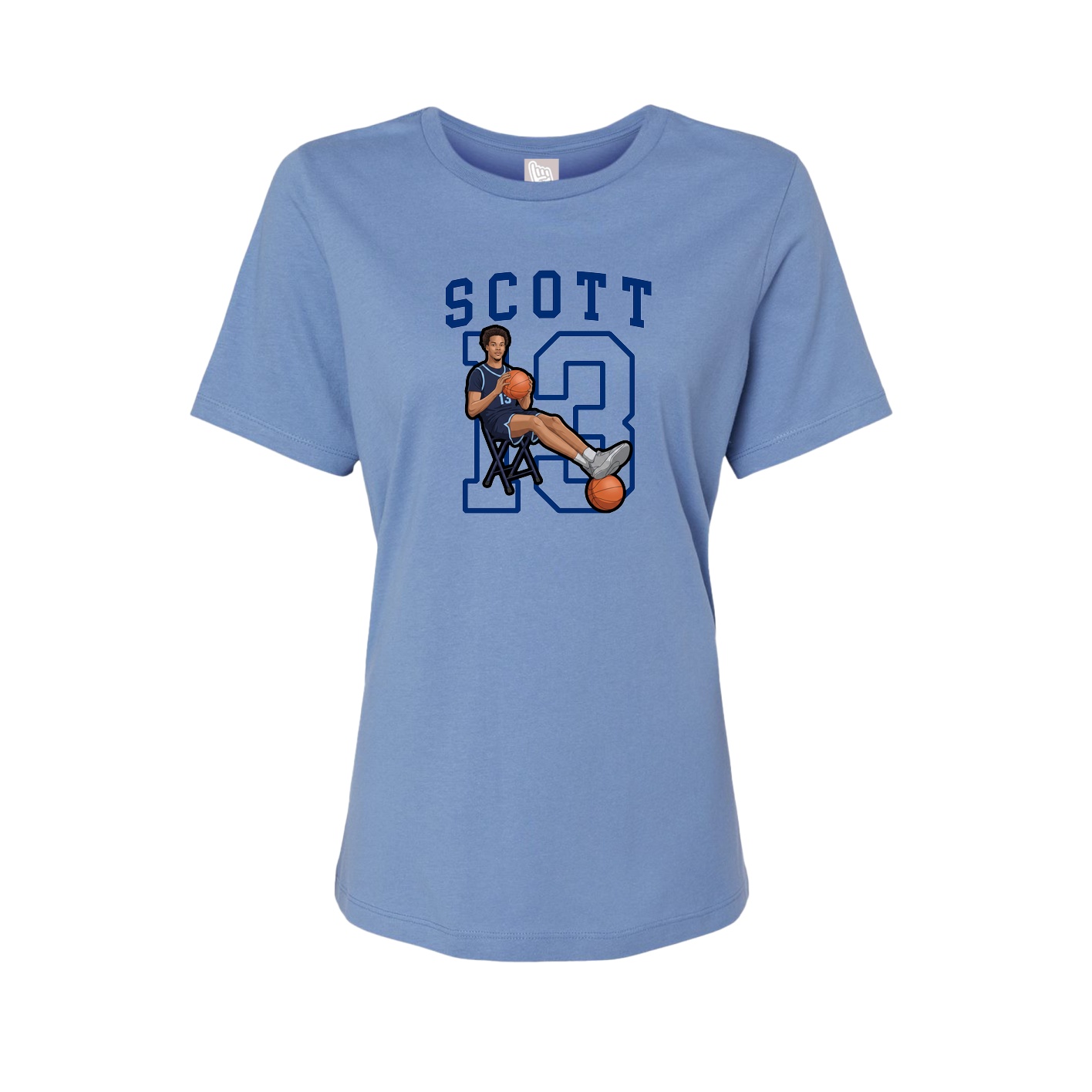 Fitted Women's Tee — Shirsey in Powder Blue