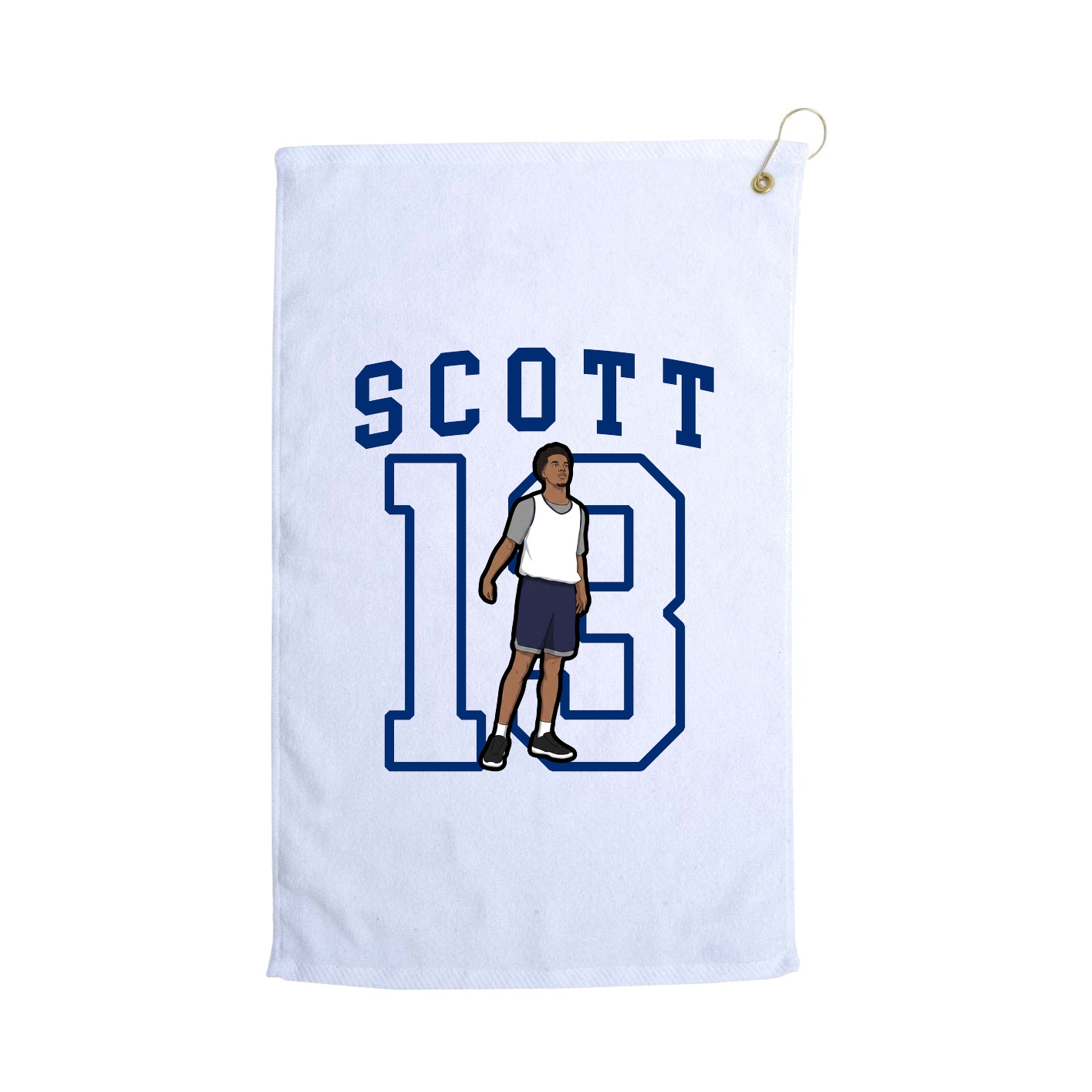 Golf Towel — Shirsey in White