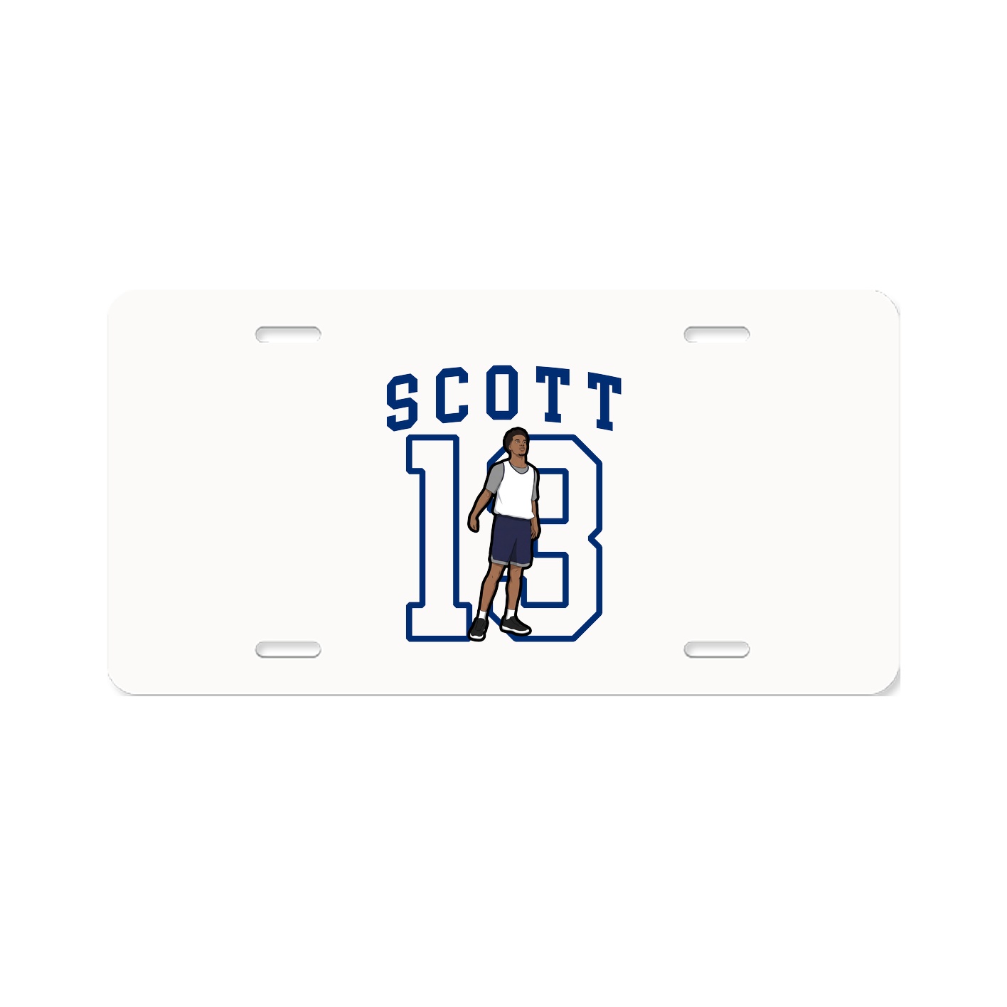 License Plate — Shirsey in Classic