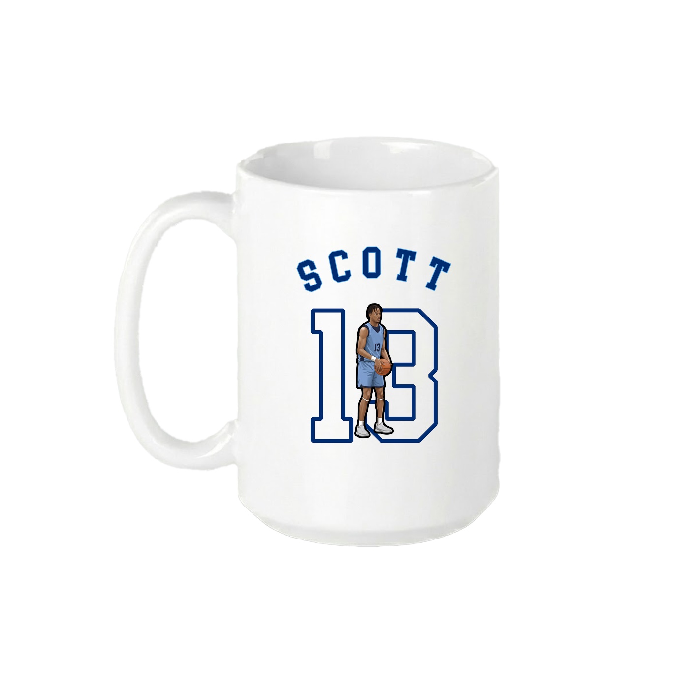15oz Coffee Mug — Shirsey Arch in White