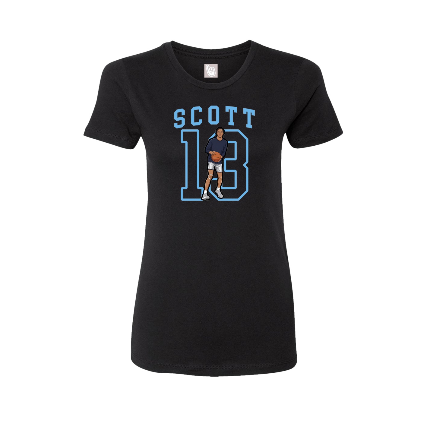 Fitted Women's Tee — Shirsey in Black