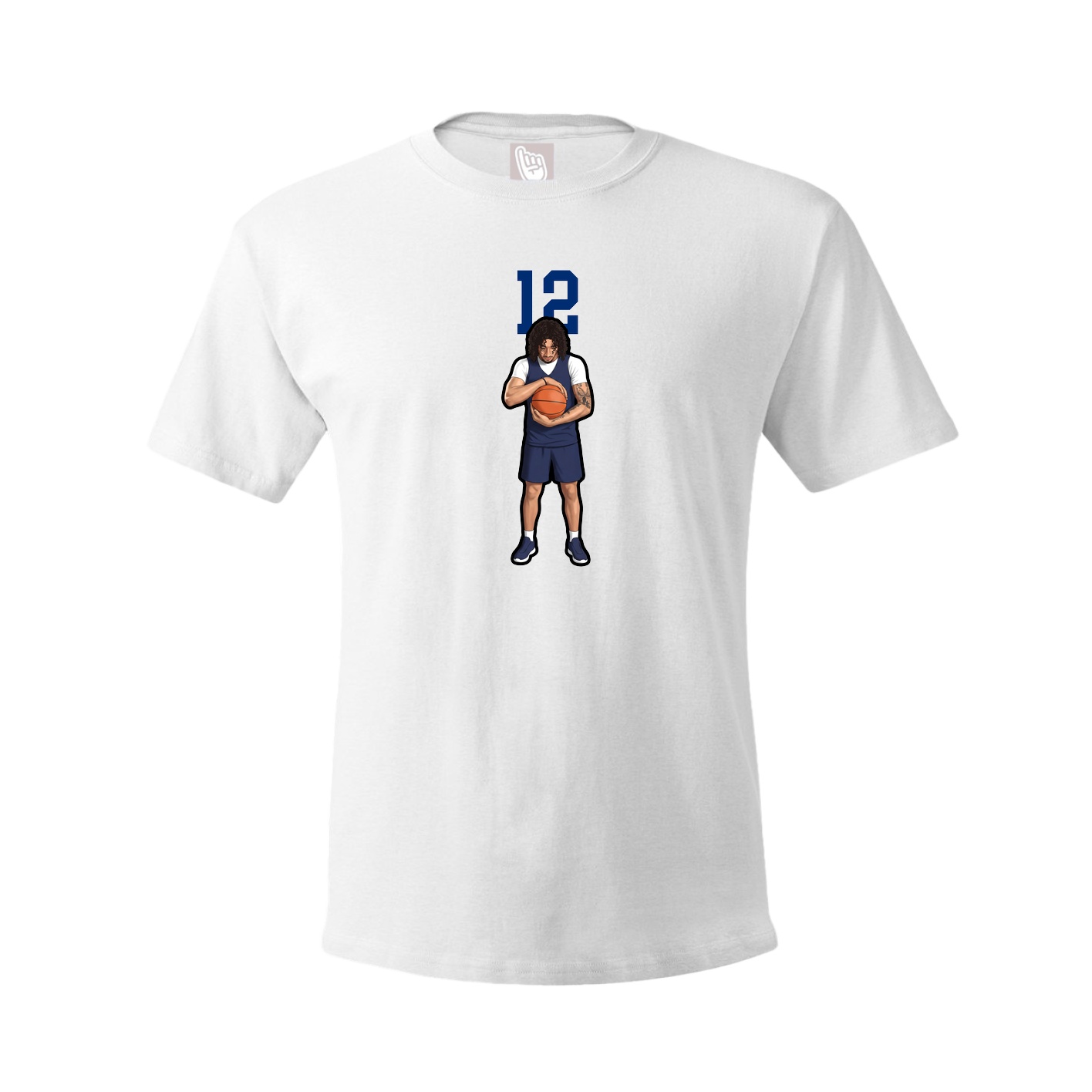 Tee — Number Top in White