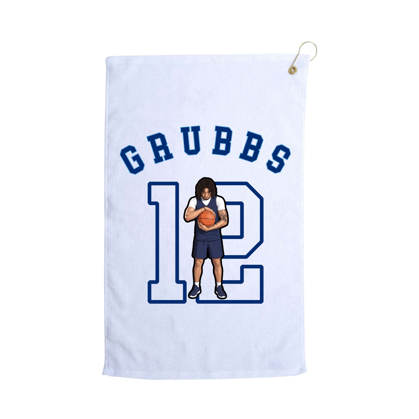 Golf Towel — Shirsey Arch in White