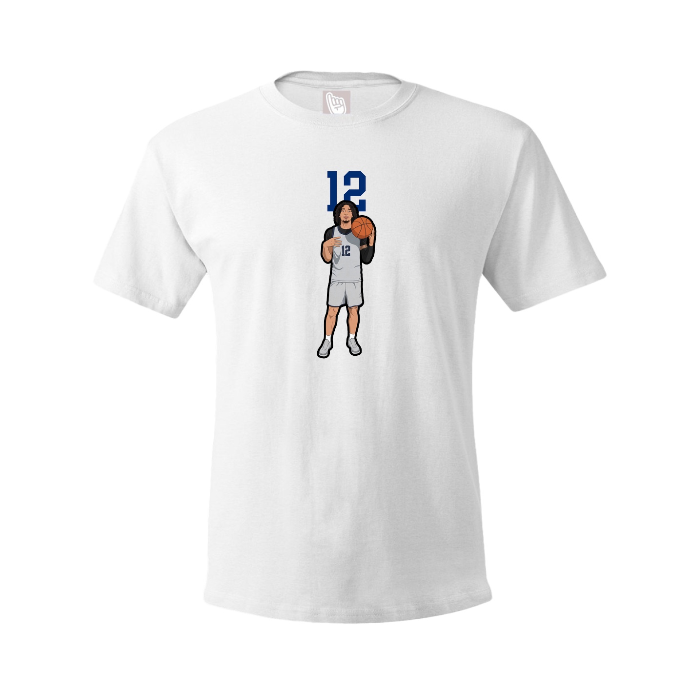 Tee — Number Top in White